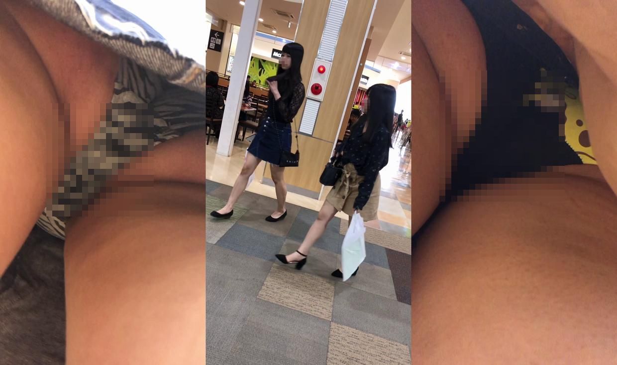 ２人のお姉さんの逆さパンチラ動画＆静止画　１０３