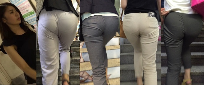 美しきヒップ。階段からの眺め -115