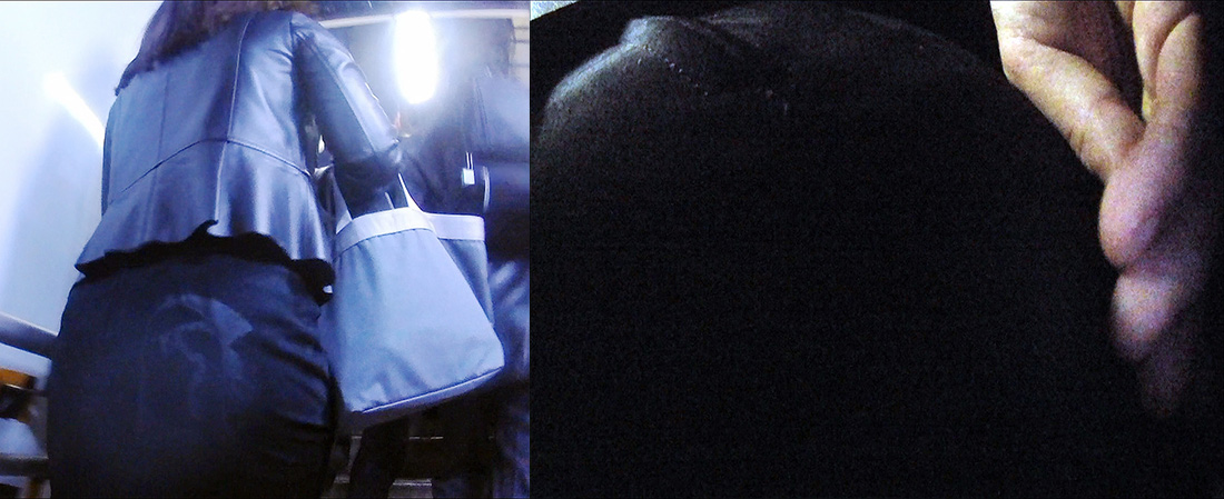 【動画】イケない痴漢報告vol.1　幼なヒラミニ娘を集団痴漢！