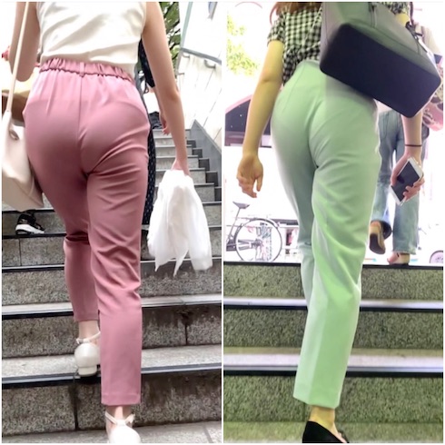 【2名・これだからだから２０代前半の着衣尻はエロい】