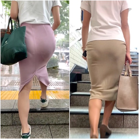 【2名・朝から欲情させる都会のOL達】