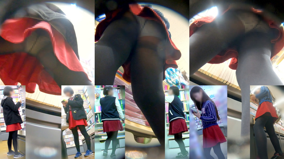 パンスト越しでも伝わるCちゃんたちのパンチラ