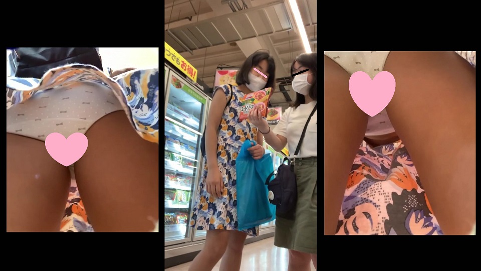 炉利系女子逆さ盗撮風VOL.3