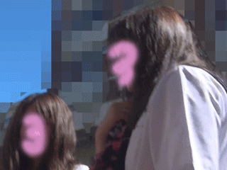 祭坂その17：文化祭で見つけたちょいスケ・ちょいハミ毛のセーラー娘