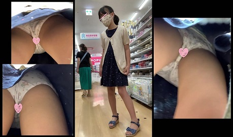 炉利系女子逆さ盗撮風VOL.5