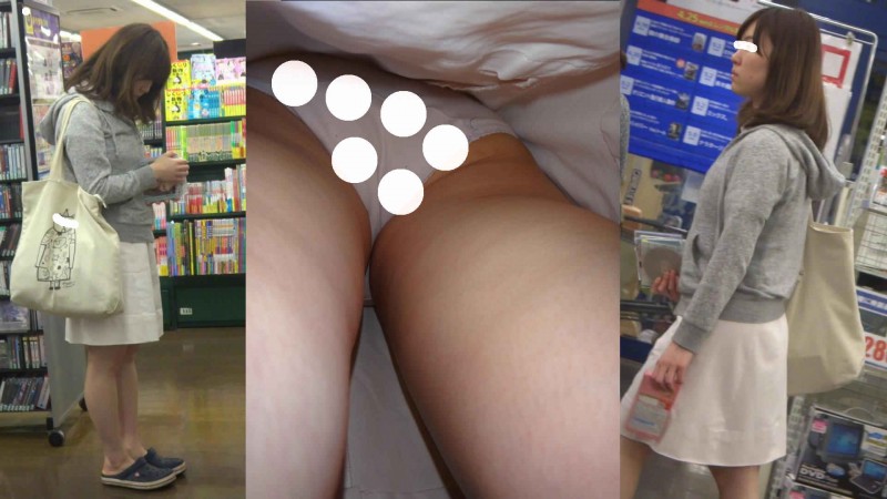 仕事帰りの看護婦さんFLASH＆棚下パンチラ照らし