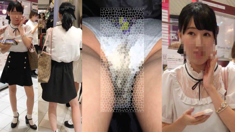 4K bomb405 定番のヲタガーリーコーデのJDちゃんの生P　エスカめくり