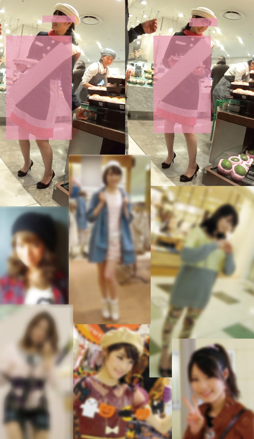 新フルHD高画質パンチラ逆さ撮り127　コスチュームホワイトパンティー