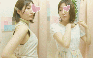 端正なルックスをした美女の…　　言うことなしの美乳　　僕のお店の試着室341