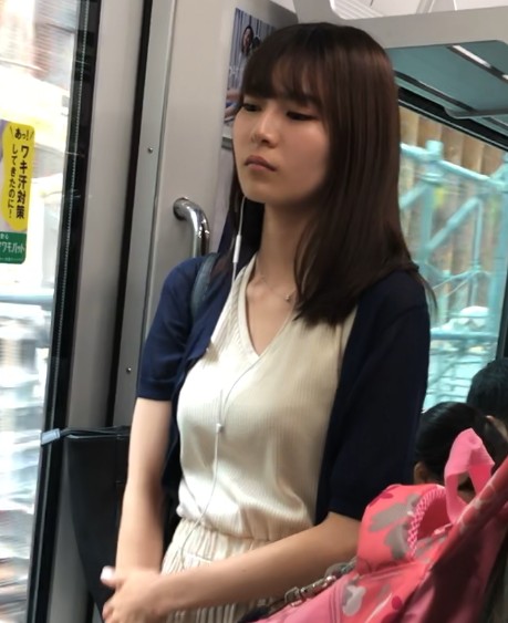 超美人JDのコンサバ水色パンティー！