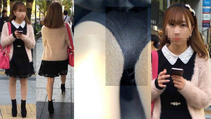 4K bomb_k114 地雷系美人JDの重ね　階段めくり