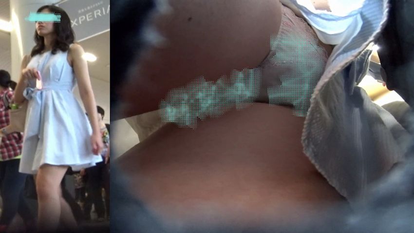 パンチラ小人目線☆☆（pa-to143)［電車編］