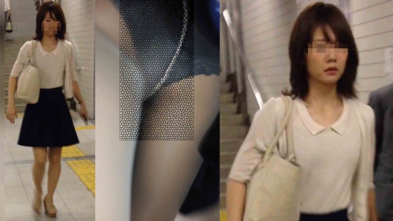 4K bomb508 スレンダー極上美人お姉さんの縁レース黒Ｐ　エスカめくり